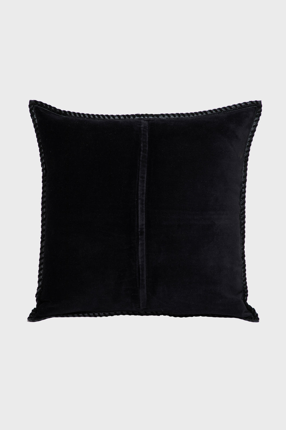 Justanned Interlace Black Cushion Cover