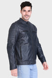 Justanned Spruce Leather Jacket