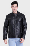 Justanned Grease Black Leather Jacket