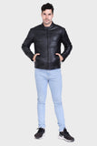 Justanned Rich Charcoal Leather Jacket