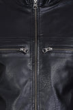 Justanned Midnight Black Leather Jacket