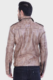 Justanned Maverick Biker Leather Jacket
