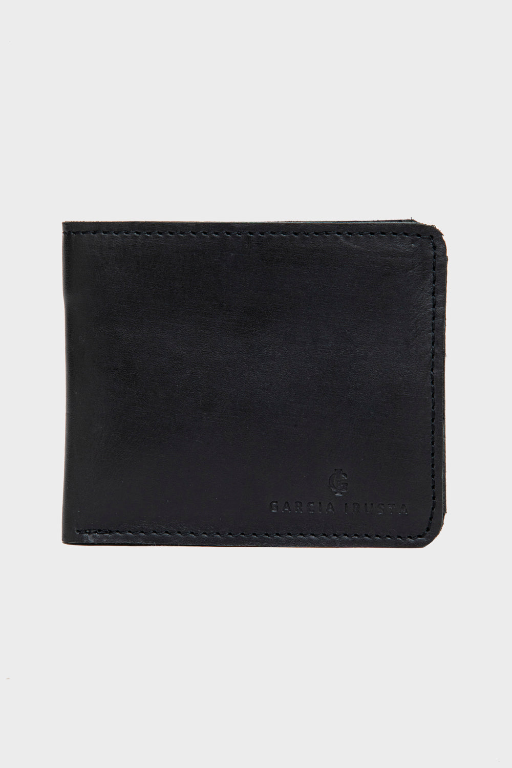 Justanned Black Raw Edge Wallet