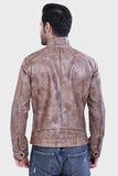 Justanned Stoneswash Leather Jacket