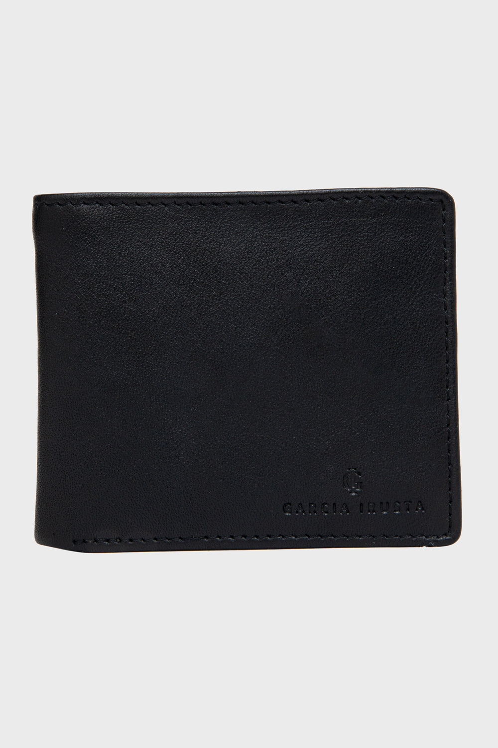 Justanned Black Genuine Leather Wallet