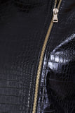Justanned Black Leather Jacket