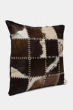 Justanned Hairon Leather Cushion Cover