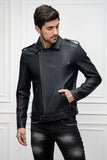 Justanned Classic Biker Leather Jacket