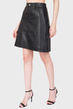 Justanned Casey Leather Skirt
