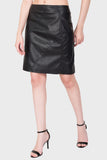 Justanned Diana Leather Skirt