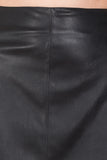 Justanned Midi Leather Skirt