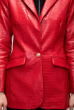 Justanned Ravishing Red Blazer