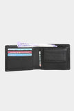 Justanned Plain Black Wallet
