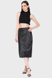 Justanned Gia Leather Skirt