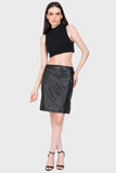 Justanned Diana Leather Skirt