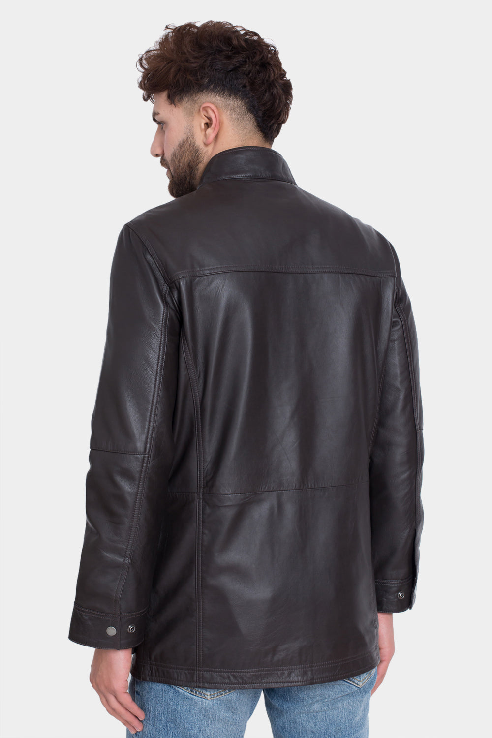 Justanned Sun-Tanned Leather Jacket