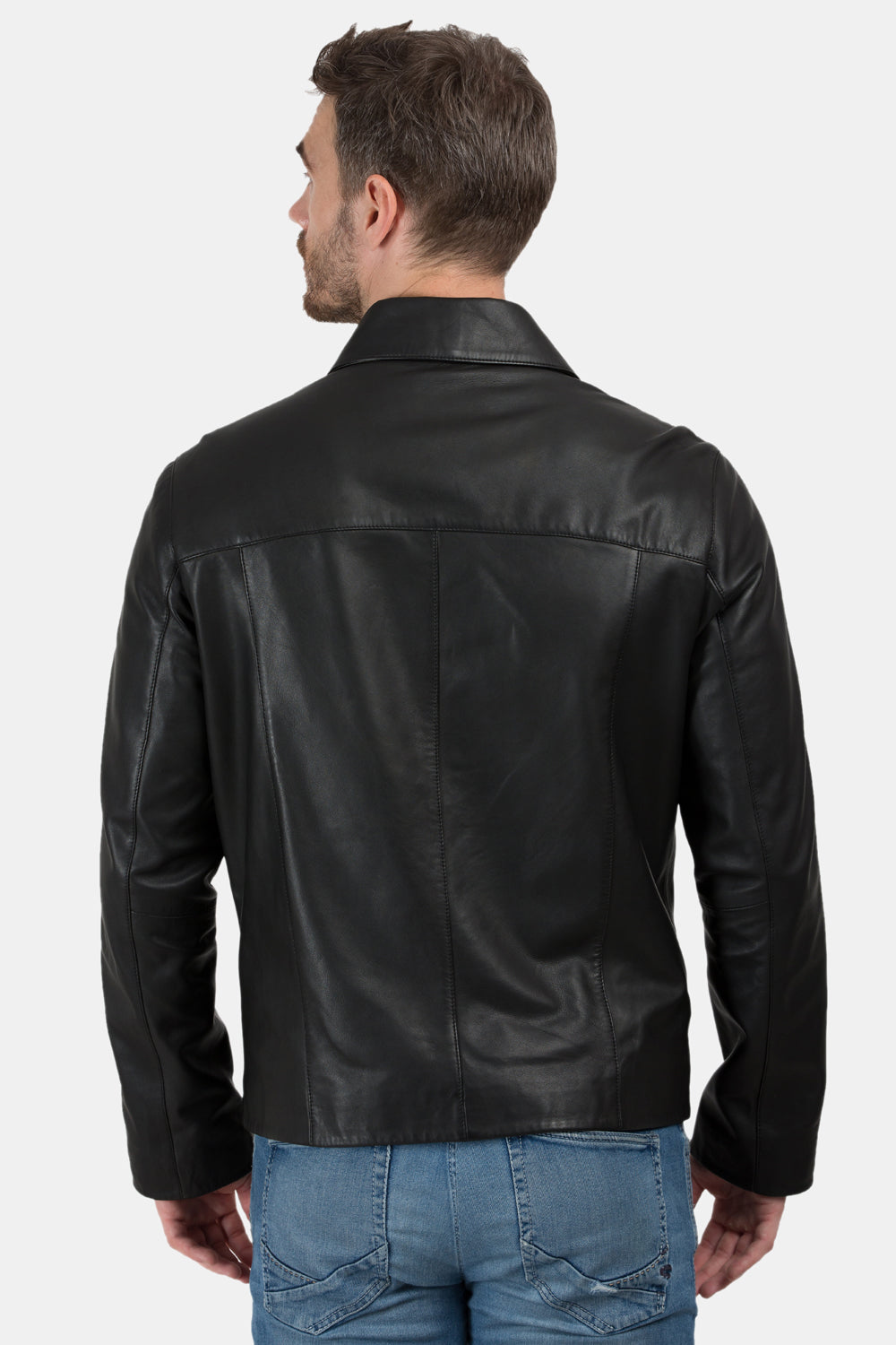 Justanned Multi Zip Leather Jacket