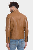 Justanned Hazel Brown Leather Jacket