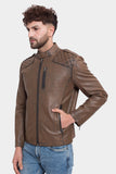 Justanned Carnaby Tan Leather Jacket