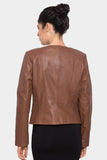 "Justan" Skinny Fit Leather Jacket