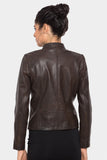 Brown Beast Biker Leather Jacket