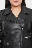 Justanned Plus Size Womens Genuine Real Leather Jacket