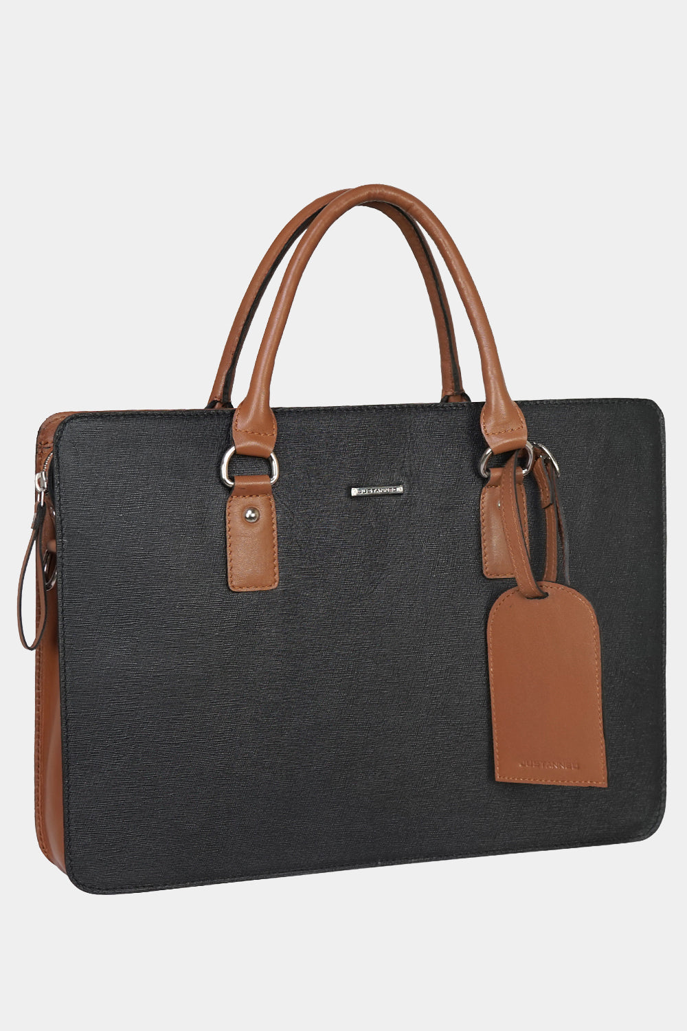 Justanned Saffiano Laptop Bag