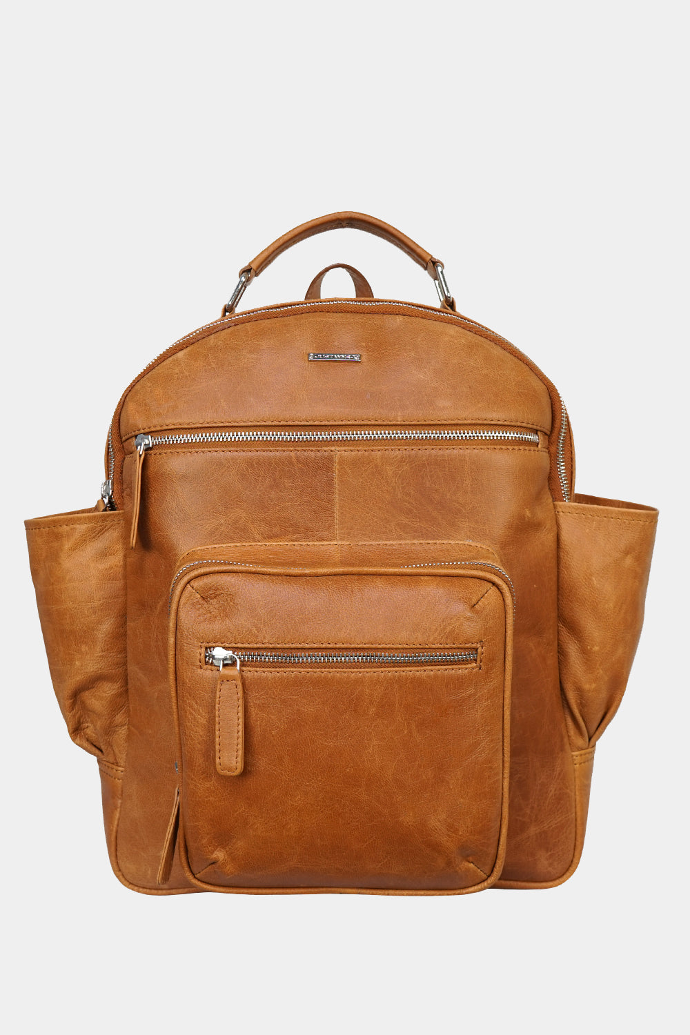 Justanned Crunch Leather Backpack