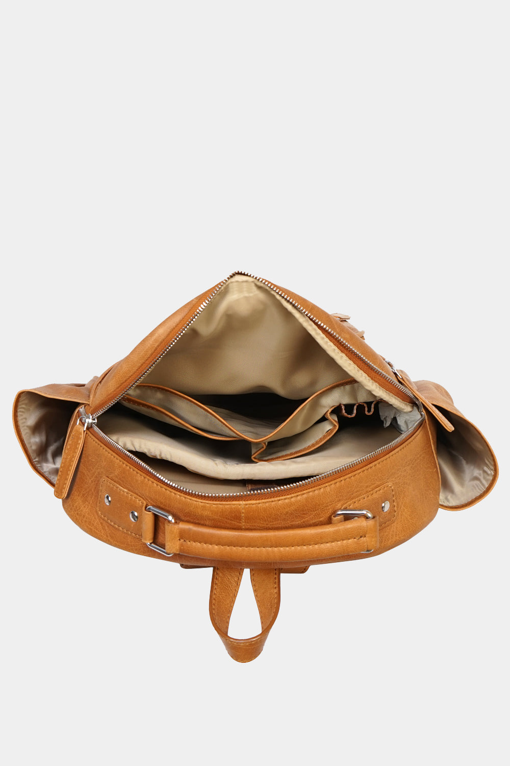 Justanned Crunch Leather Backpack