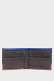 Justanned Men'S Leather Embossed Bi-Fold Wallet