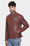 Justanned Russet Leather Jacket