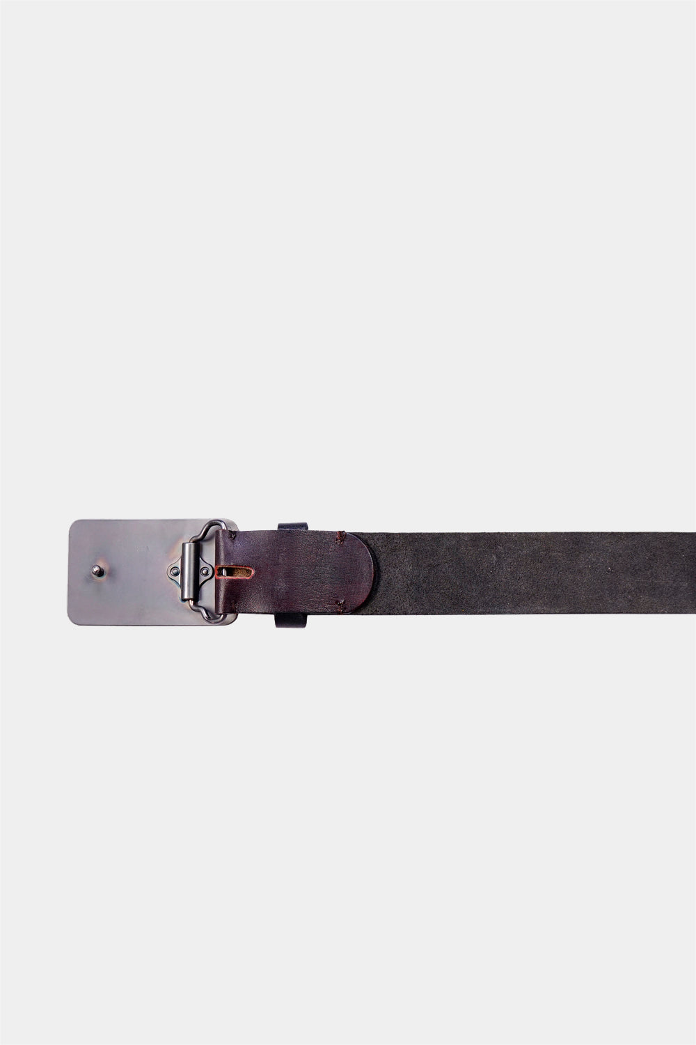 Justanned Mens'S Copper Buckle Leather Belt