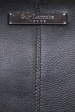 Justanned Designer Black Grained Leather Holdall