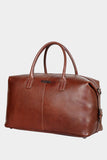 Justanned Designer Brown Grained Leather Holdall