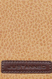 Justanned Treated Men Wallet With Red Stitch