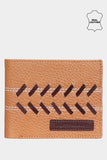 Justanned Contrast Stitch Detailed Men Wallet