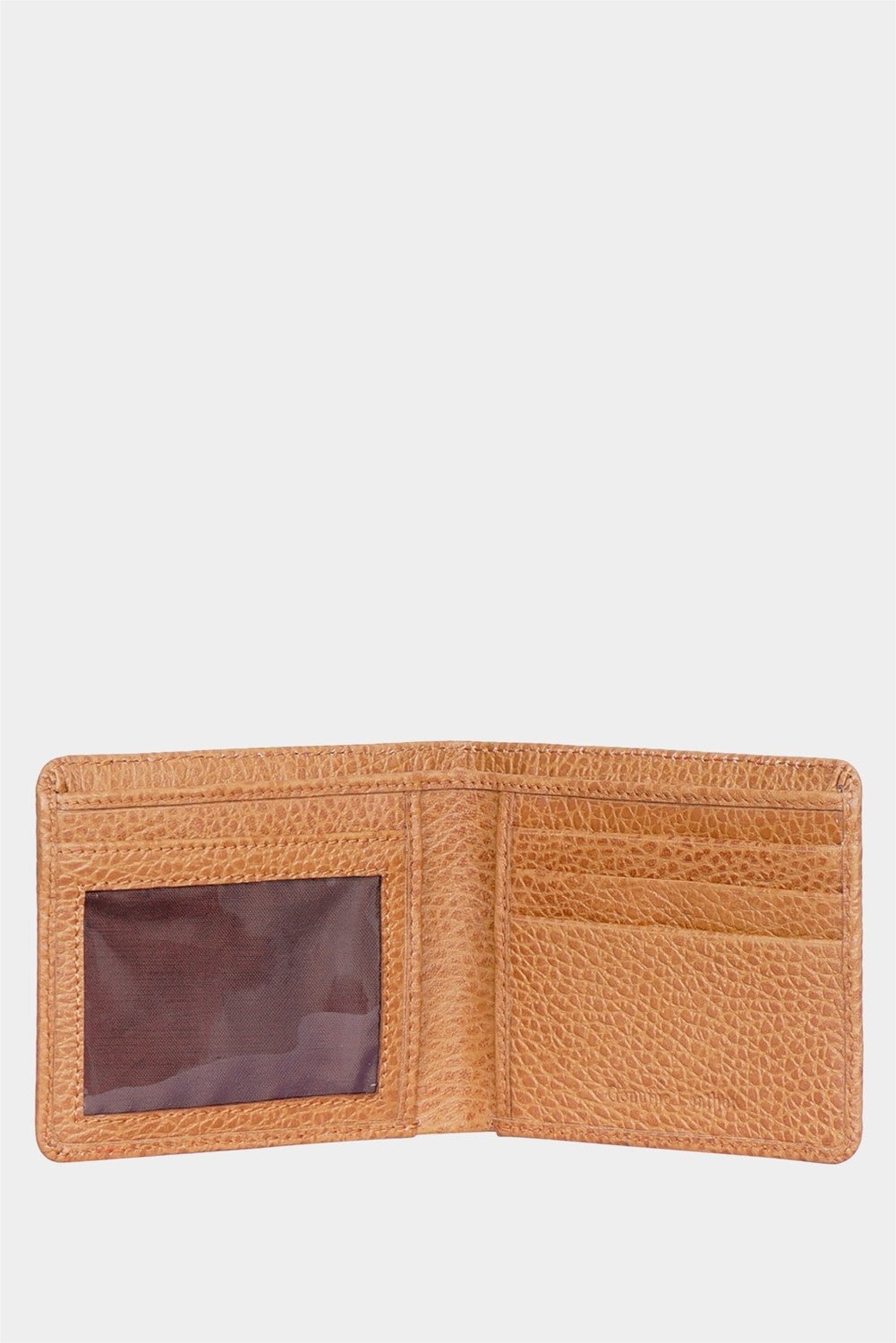 Justanned Tan Men Wallet With Brown Patch