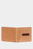 Justanned Brown Patch With White Stitch Men Wallet