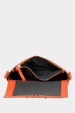 Justanned Orange Flap Over Sling Bag