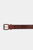 Justanned Mens Casual Brown Leather Belt